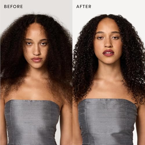 OUAI Curl Cream - Curl Defining Cream with Chia & Linseed Oil - Enhances Definition, Hydration & Shine - Tames Frizz & Protects from Humidity - Silicone-Free Curly Hair Products for Women (8 oz)