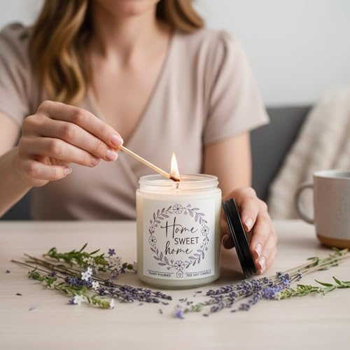 Lavender Scented Candle for Housewarming Gifts | Eco-Friendly & Relaxing