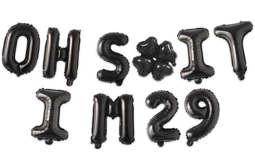 29th Birthday Balloons - Funny Latex Decorations for Party