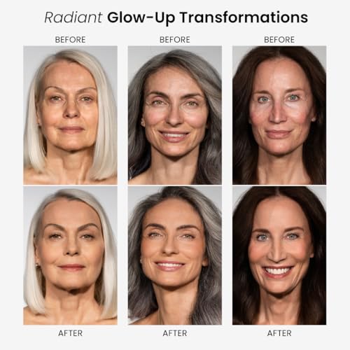 Prime Prometics Color Changing Foundation for Mature Women ? Instantly Adapts to Your Skin Tone ? Buildable Light-to-Medium Coverage ? 12-Hour Wear ? Natural Dewy Finish ? Hypoallergenic