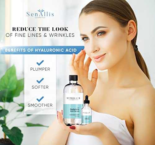 Hyaluronic Acid Serum 10 fl oz - Ultra-Hydrating Anti-Aging Moisturizer