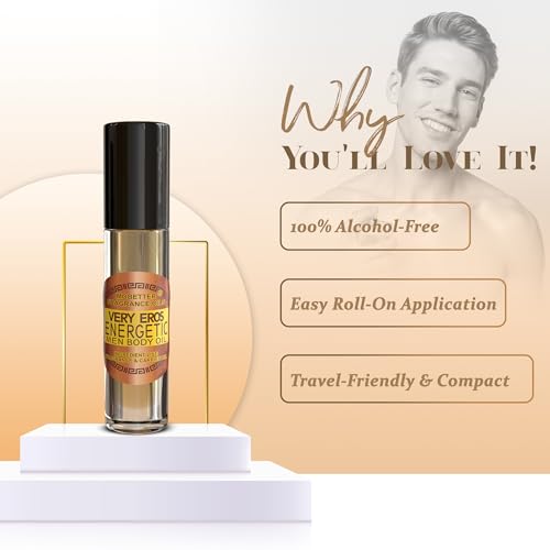 MoBetter Eros Energizing Body Oil Roll-On for Men