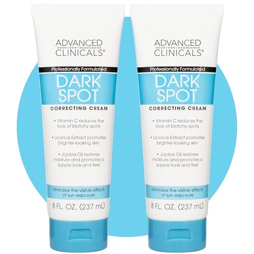 Vitamin C Dark Spot Cream for Face & Body - 8oz (2-Pack) | Advanced Clinicals