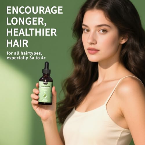 MISIJI Rosemary Oil for Hair Growth & Scalp Care with Massager – Strengthen & Nourish All Hair Types