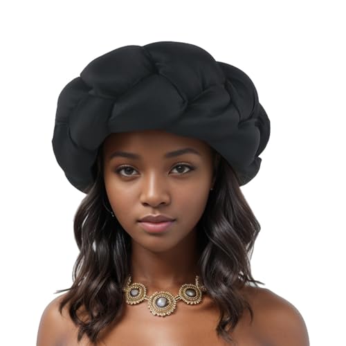 African Auto Gele Braid Turban Cap for Weddings and Formal Parties
