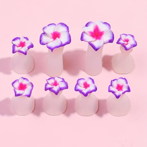 16pcs Flower Toe Separators - Silicone Pedicure Nail Art Tools
