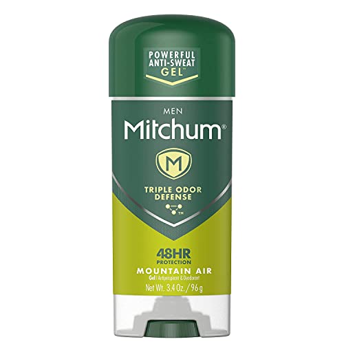 Mitchum Advanced Gel Anti-Perspirant Deodorant Mountain Air 3.4 oz Pack of 3