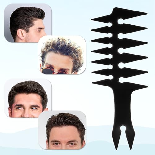 Wide Tooth Detangling Comb - Double-Sided for Men's Hair