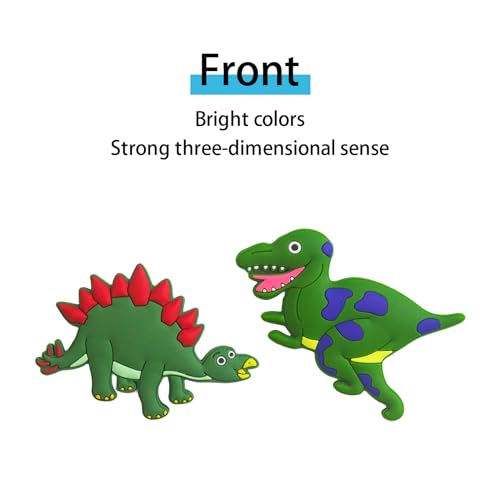 12PCS Dinosaur Fridge Magnets - Durable Decorative Kitchen Toys