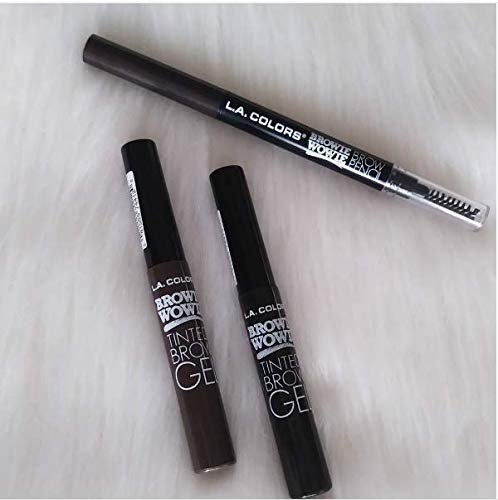 L.A. COLORS Tinted Brow Gel Universal Taupe Pack of 3 - Long-Lasting, Smudge-Proof