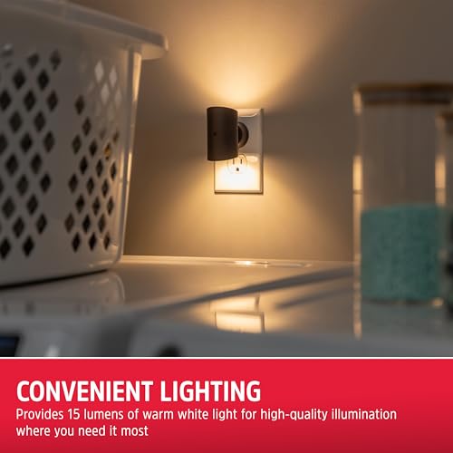 Energizer Dimmable Color Changing LED Night Light Sconce