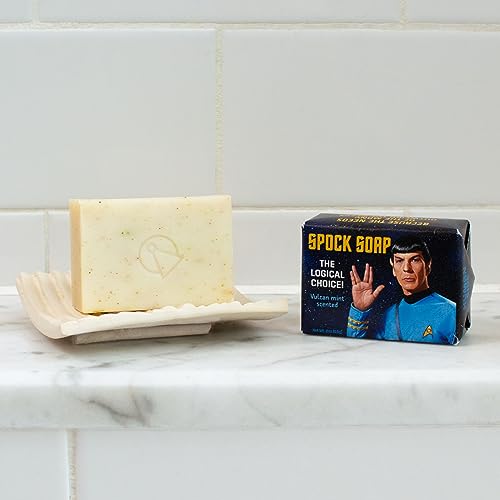 Spock Soap Peppermint Aloe 2oz Travel Guest Bar - Made in USA