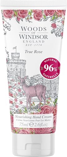 Woods of Windsor True Rose Nourishing Hand Cream with Vitamin E 2.54 oz