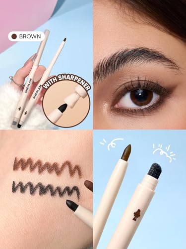 SHEGLAM Brown Gel Glide Eyeliner Pencil - Waterproof & Smudge-Proof