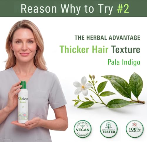 Sorion Herbal Hair Thickening Shampoo for Dry Scalp & Hair Repair