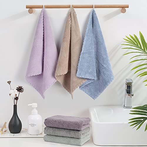SUNLAND Microfiber Facial Cleansing Cloths - 6 Pack, Ultra Soft Reusable