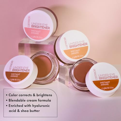 Catrice Under Eye Brightener 010 Light Rose & Concealer Brush Set