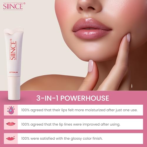 SIINCE Glossy Tinted Lip Balm - Brownie Creame Hydrating Lip Serum
