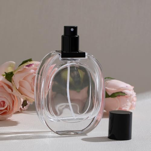 50ml Refillable Glass Perfume Spray Bottle Travel Dispenser for Women & Men
