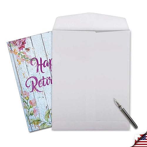 Jumbo Congratulations Notecard for Retirement - 8.5x11 with Envelope