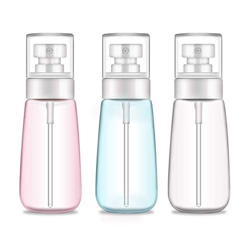 Travel Size Spray Bottles - 100ml Fine Mist Refillable Containers (3pcs)