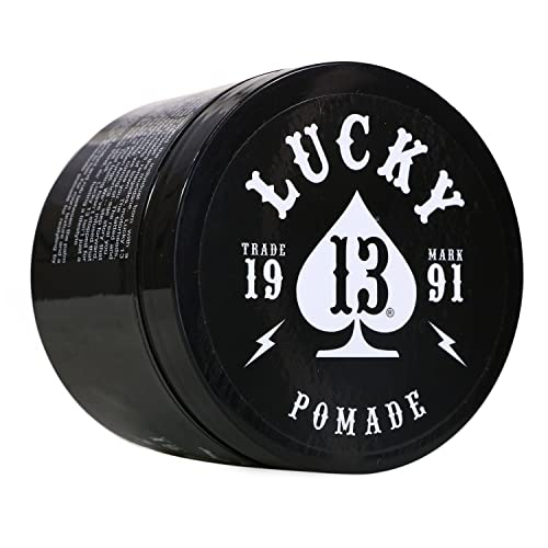 Lucky 13 Original Hair Pomade, High Hold & Shine, Fresh Scent, 4oz