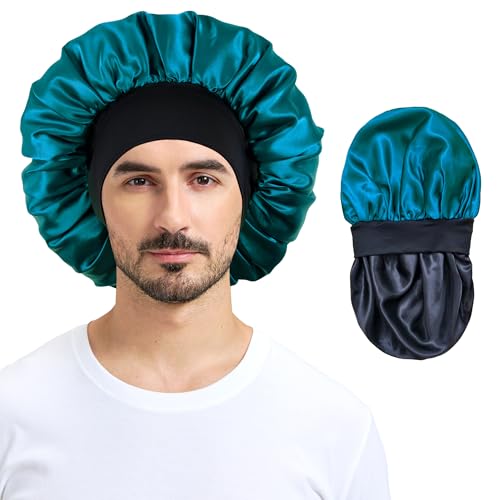 Choshion Satin Bonnet Set F for Men & Women, Reversible Sleep Hair Cover