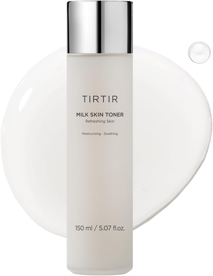 TIRTIR Milk Skin Rice Toner - Deep Moisturizing & Hydrating Facial Toner | Niacinamide & Ceramide, 150ml
