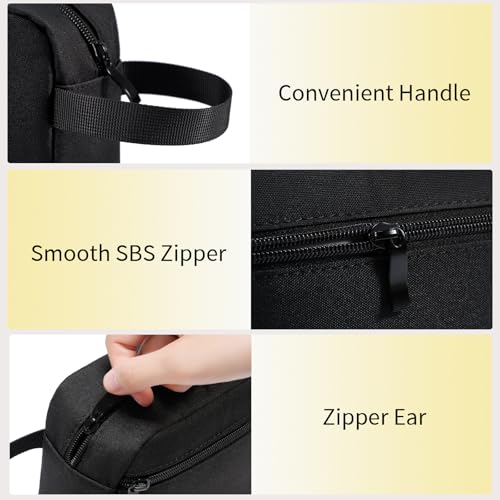 Water-Resistant Travel Toiletry Bag for Men & Women - Compact Dopp Kit
