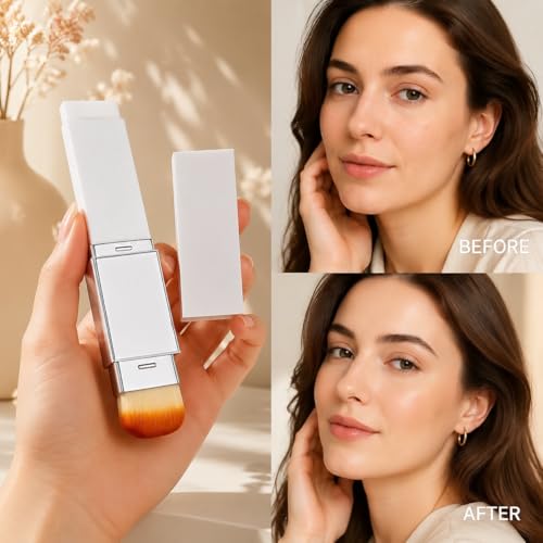 Color Changing Foundation Stick with Hydrating Concealer & Brush