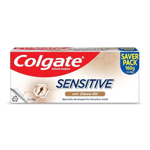 Colgate Sensitive Toothpaste with Clove Oil - 160g Relief
