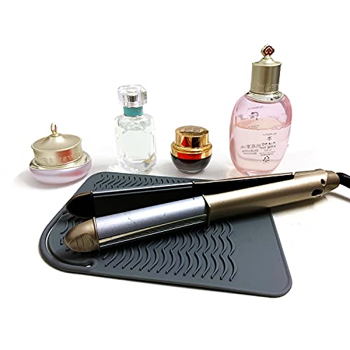 Lessmon Heat Resistant Silicone Mat for Hair Styling Tools - 11x7.5 in
