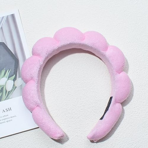 Soft Spa Headbands & Wristbands Set for Makeup & Skin Care