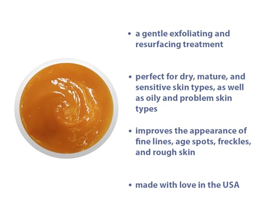 RAYA Pumpkin Enzyme Facial Peel - Gentle Exfoliating Skin Treatment for All Types