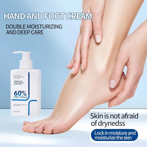 NIZENTA Urea Cream 60% Body Lotion 10.58 Oz (Pack of 2) - Non-Greasy Moisturizer for Dry Skin