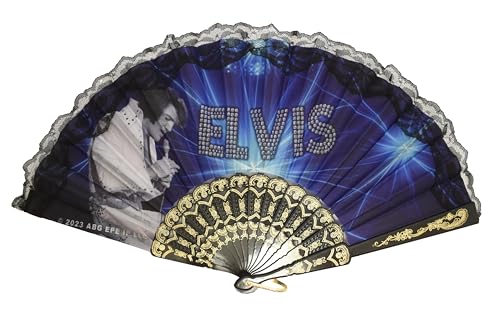 Elvis Decorative Folding Hand Fan | Concert Theme Design
