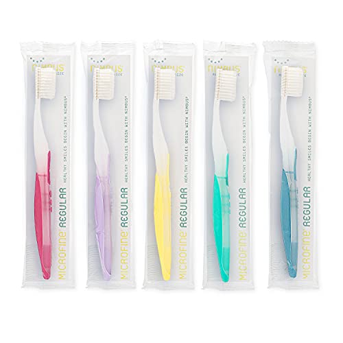 Nimbus Extra Soft Toothbrushes for Sensitive Teeth - 5 Pack Regular