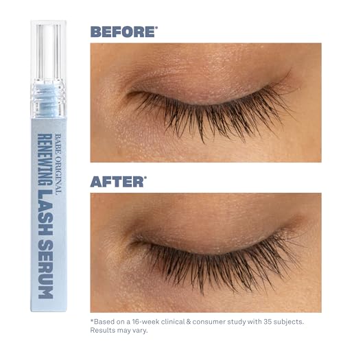 BABE ORIGINAL Renewing Lash Serum ? Prostaglandin-Free, Peptide-Infused Gentle Lash Serum for Fuller, Longer-Looking Lashes, Lash Enhancing Treatment with Nourishing Botanicals, Vegan & Cruelty-Free
