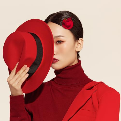 PENTA ANGEL Mini Hat Clip 6Pcs Small Tea Party Top Fascinator Hair
