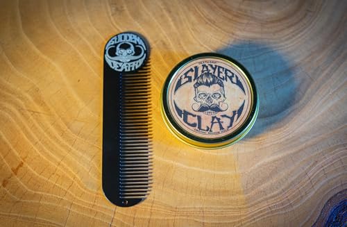 Men's Hair Clay & Pocket Comb Set - Matte Finish Medium Hold Styling