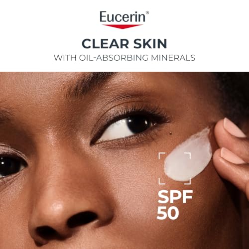 Eucerin Clear Skin Face Sunscreen SPF 50, 2.5 Fl Oz - Oily Skin Control