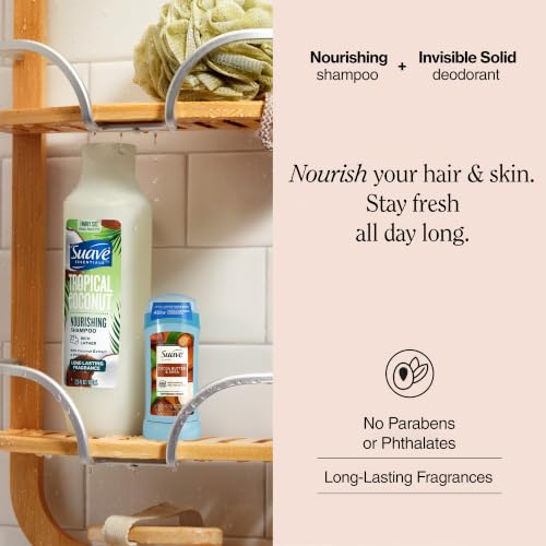Suave Tropical Coconut Shampoo & Cocoa Butter & Shea Deodorant Set