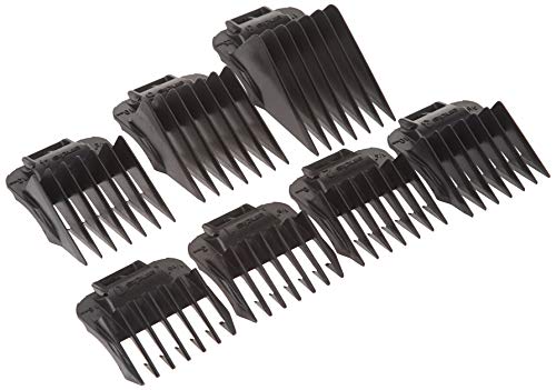 Andis 7-Piece Snap-On Comb Set for Hair Clippers - Fits ML, GC & MBA