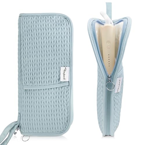 Feybaul Blue Heat-Resistant Hair Tools Travel Bag & Organizer