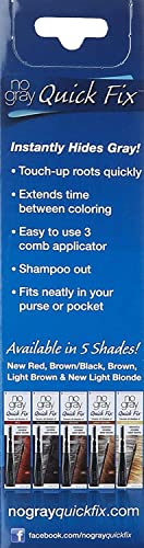 No Gray Quick Fix Brown/Black Root Cover-Up Wand - 0.5 oz