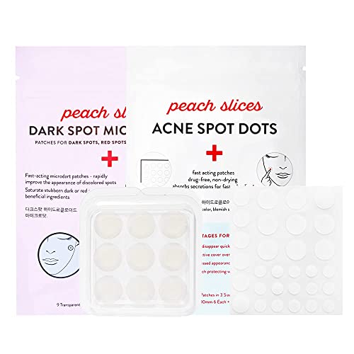 Peach Slices Dark Spot & Acne Microdart Patches Bundle - Vegan Cruelty-Free