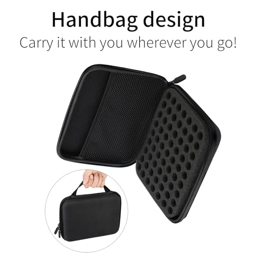 Essential Oil Carrying Case - 63-Slot Hard EVA Storage Organizer (Orange)