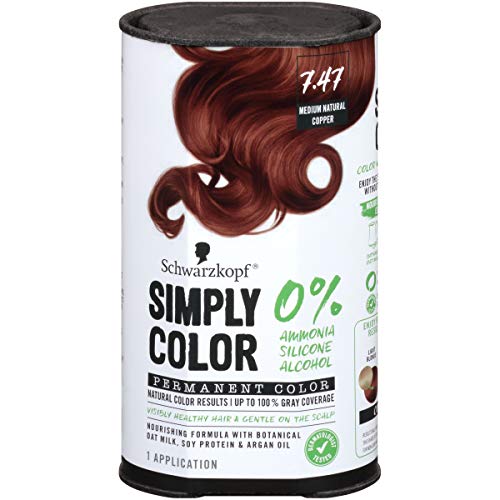 Schwarzkopf Simply Color 7.47 Medium Natural Copper Hair Dye - 1 Count