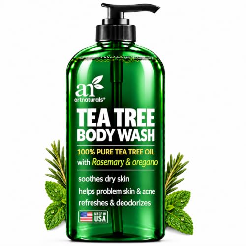 Artnaturals Tea Tree Body Wash with Rosemary 16 fl oz - Gentle, Natural, Cruelty-Free