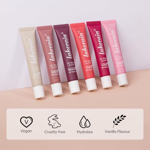 BAISEN DIARY Lip Butter Balm Vanilla Beige 1 - Ultra-Hydrating Nourishing Lip Care with Shea & Olive Oil